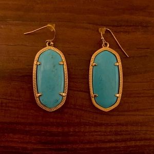Kendra Scott Elle Drop Earrings Turquoise